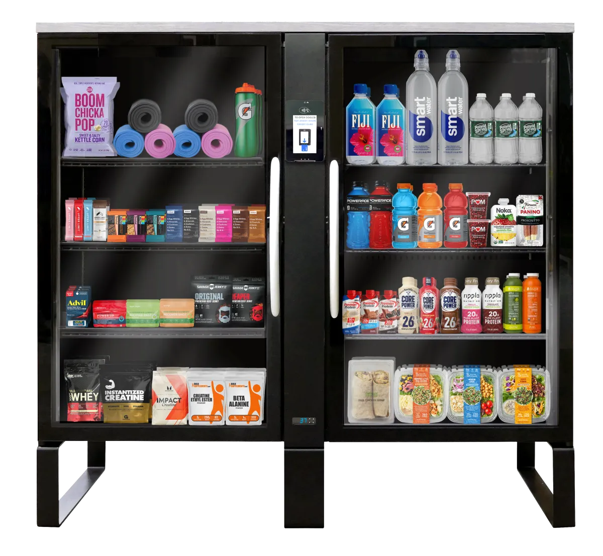 Illustrative example of 365 vending machines
