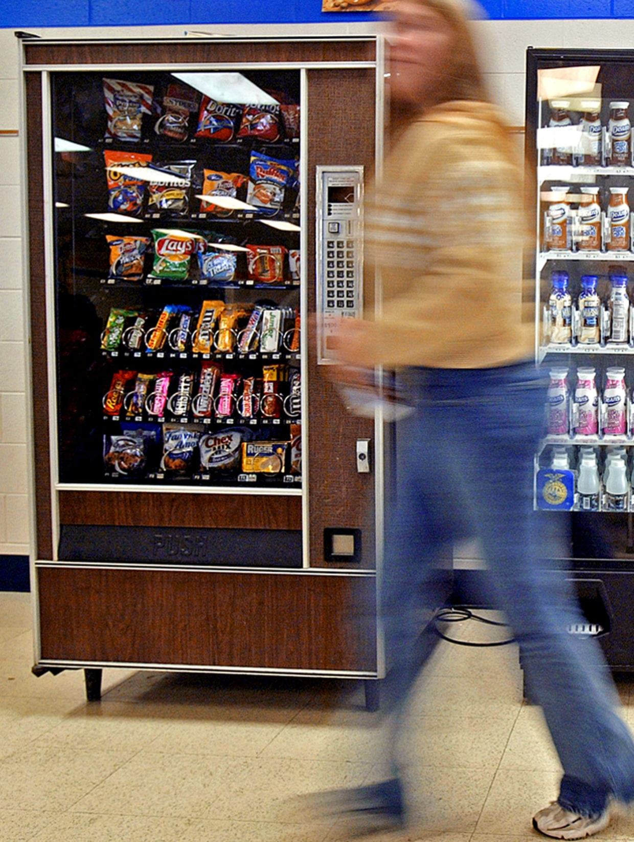 Illustrative example of 90s vending machine