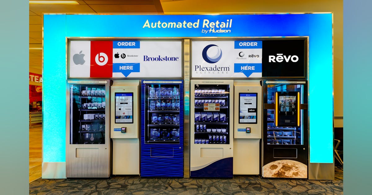 Illustrative example of airport vending machines
