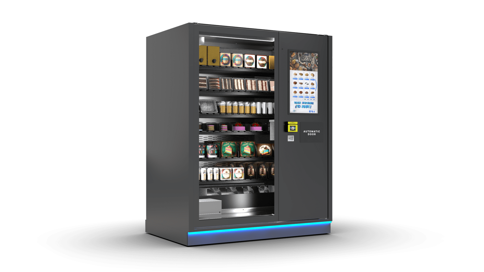 Illustrative example of airport vending machines