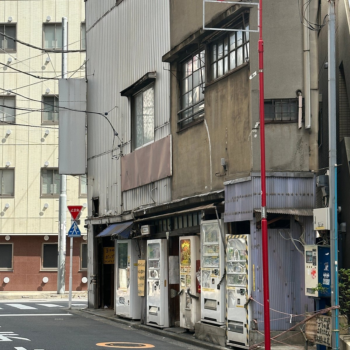 Illustrative example of akihabara vending machines hidden rooms