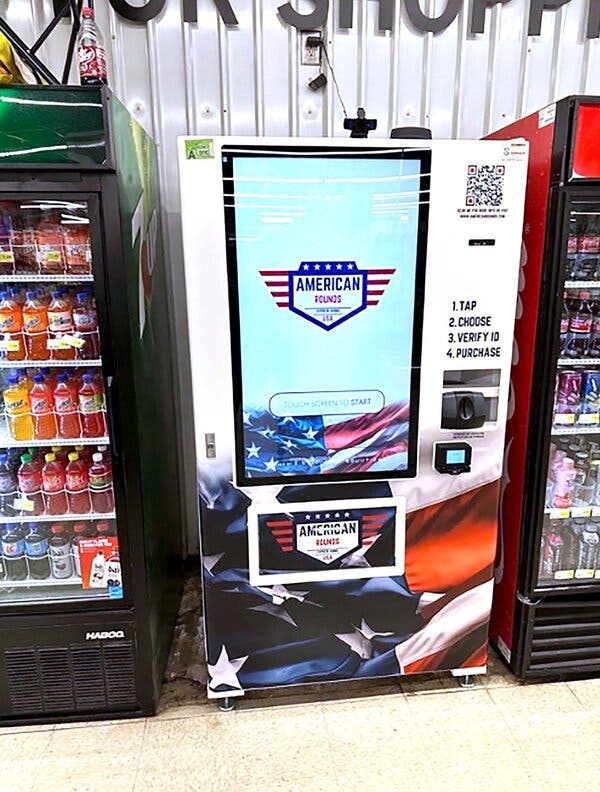 Illustrative example of alabama ammo vending machine