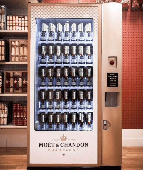 Illustrative example of alcohol vending machines