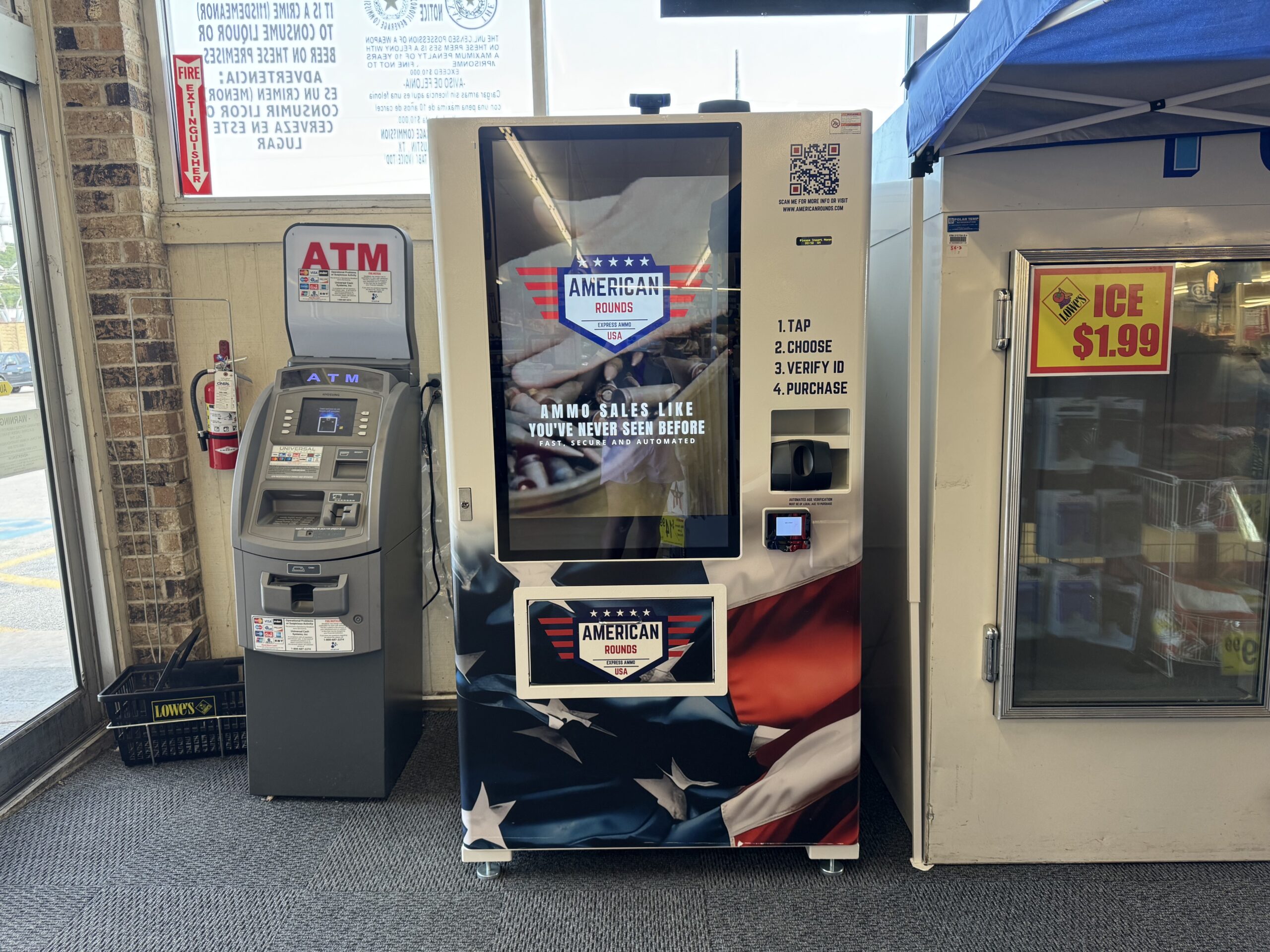 Illustrative example of ammo vending machine