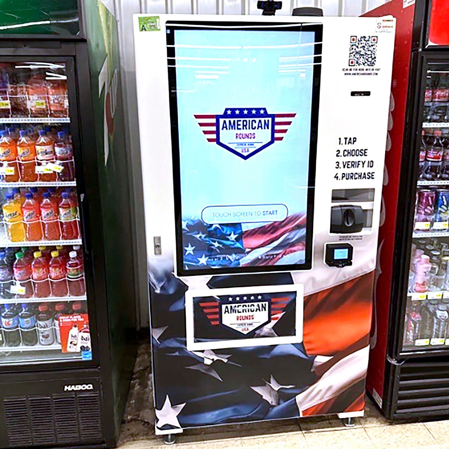 Illustrative example of ammo vending machine states