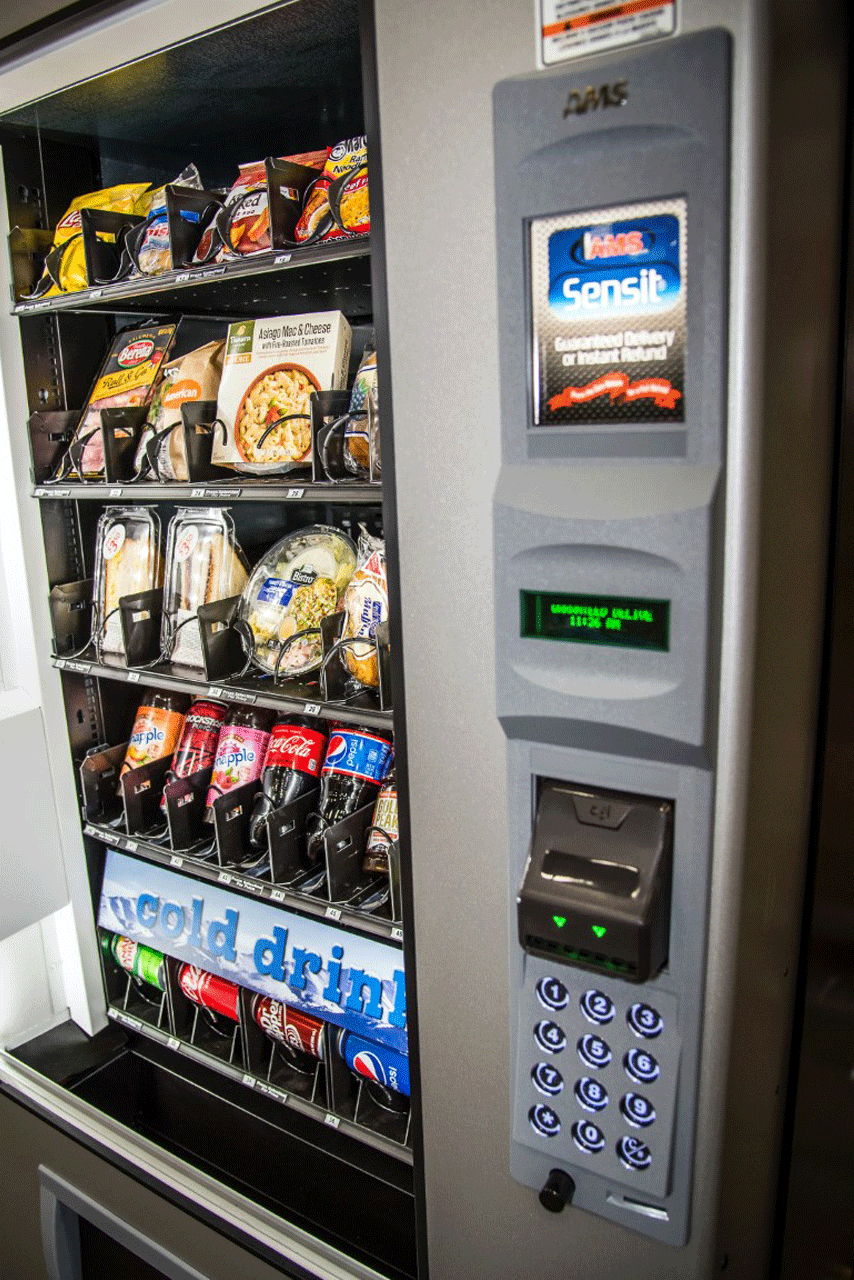 Illustrative example of ams vending machines