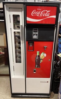 Illustrative example of antique coca cola vending machine