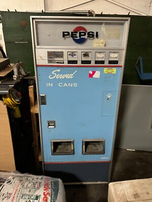 Illustrative example of antique pepsi vending machine