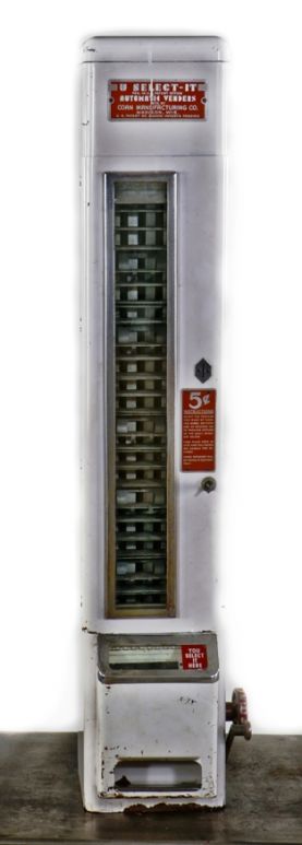 Illustrative example of antique vending machines