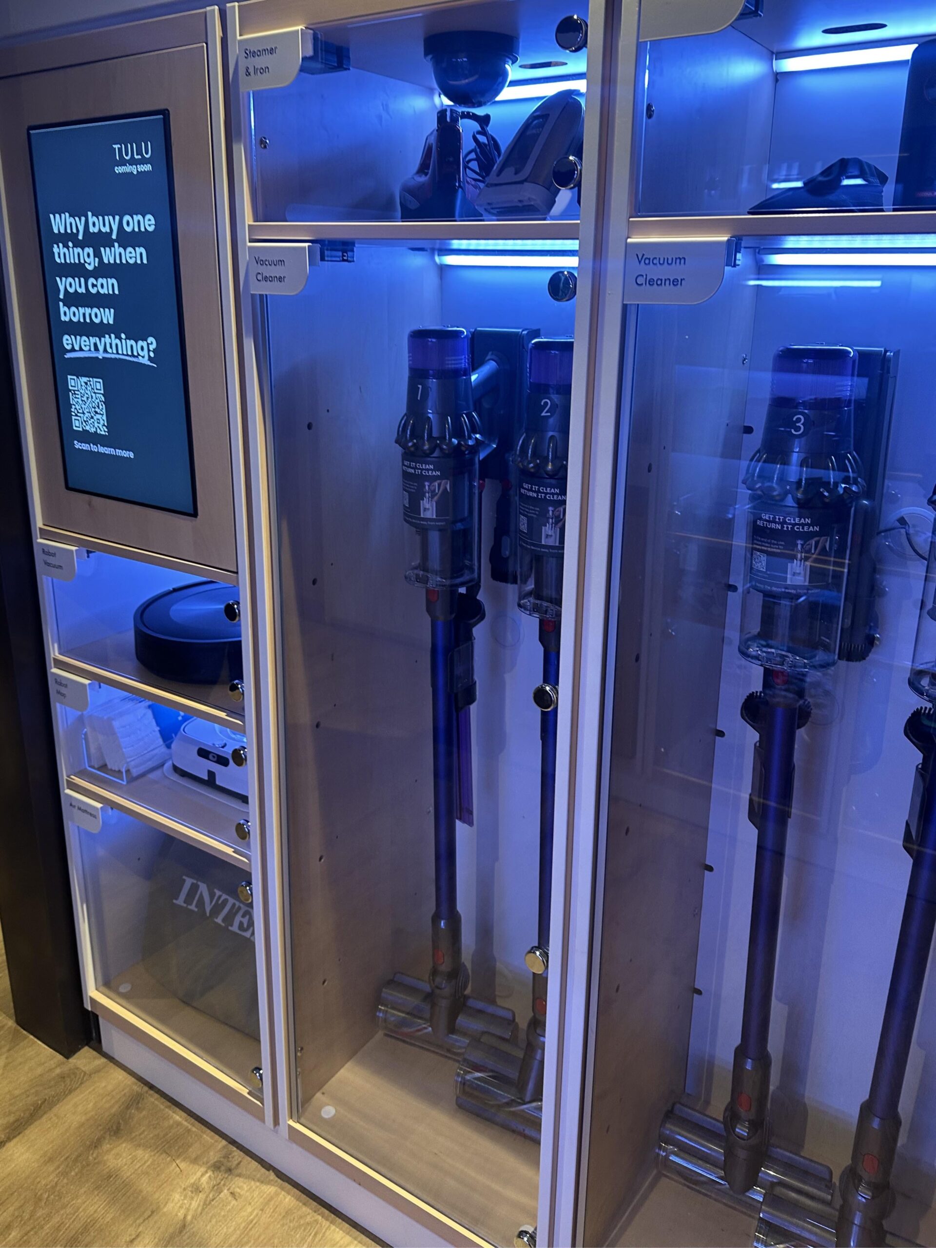 Illustrative example of apartment complex vending machines