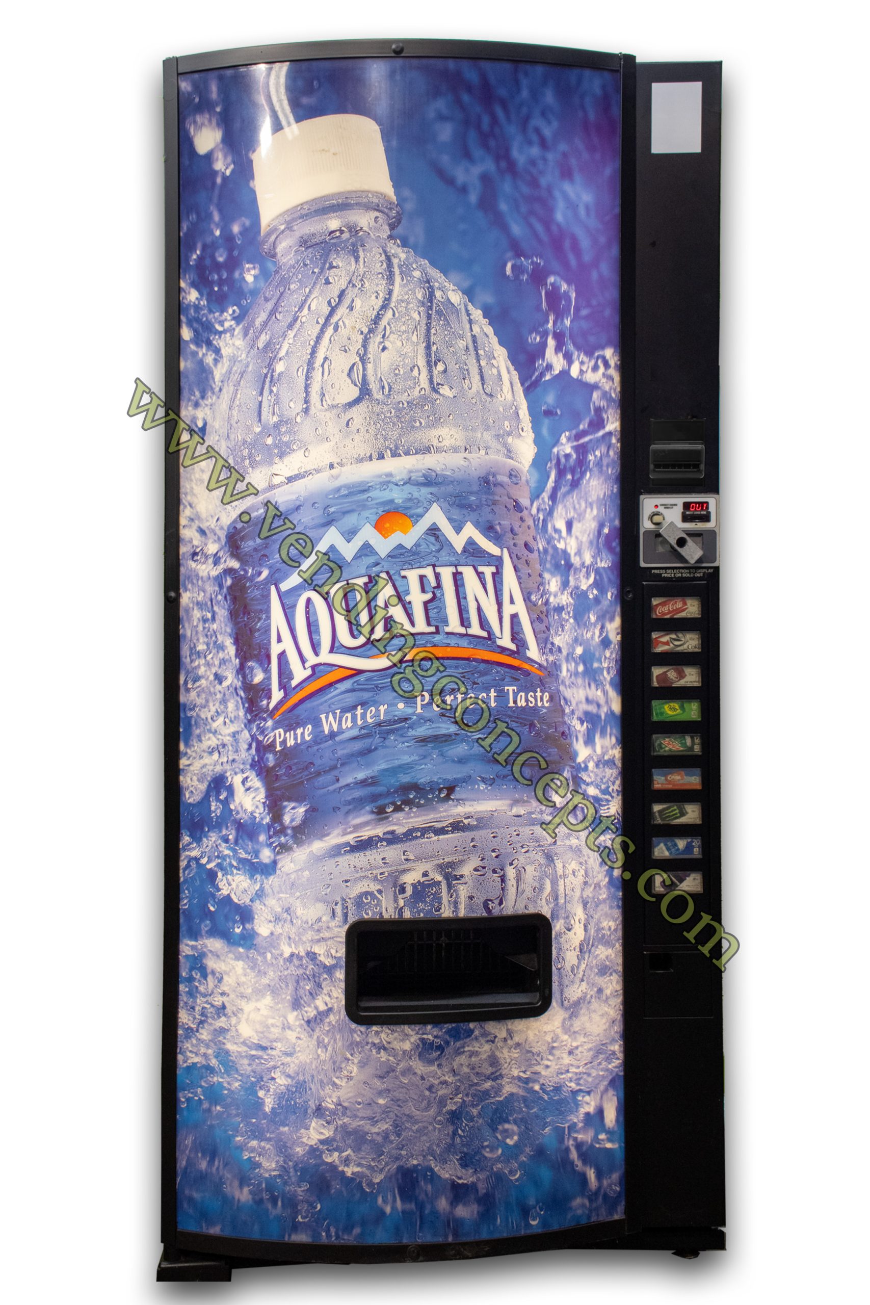 Illustrative example of aquafina vending machine