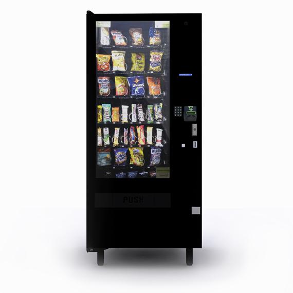 Illustrative example of automatic products vending machine