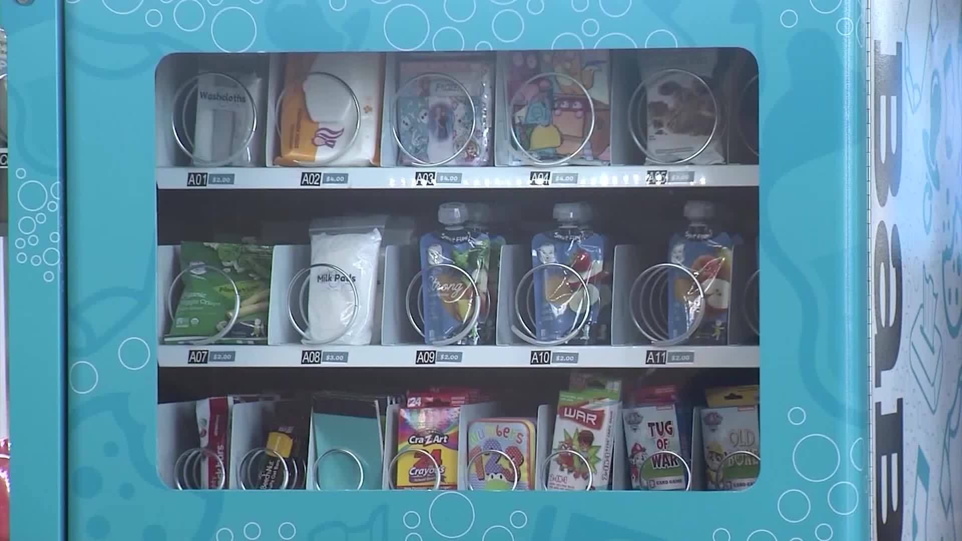 Illustrative example of baby vending machine