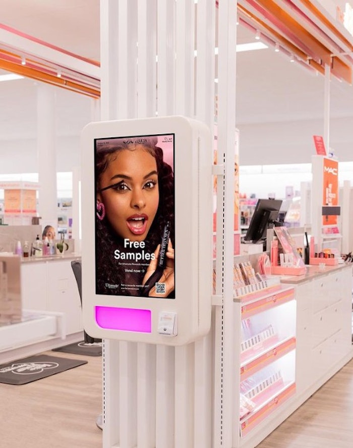 Illustrative example of beauty vending machines