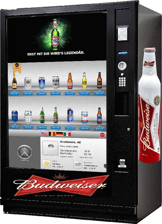 Illustrative example of beer vending machine