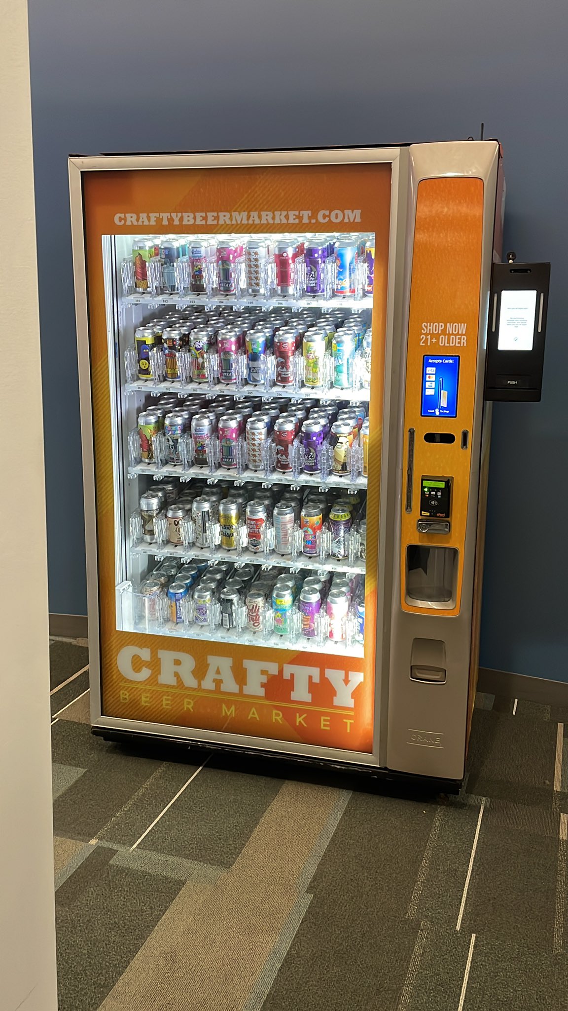 Illustrative example of beer vending machine