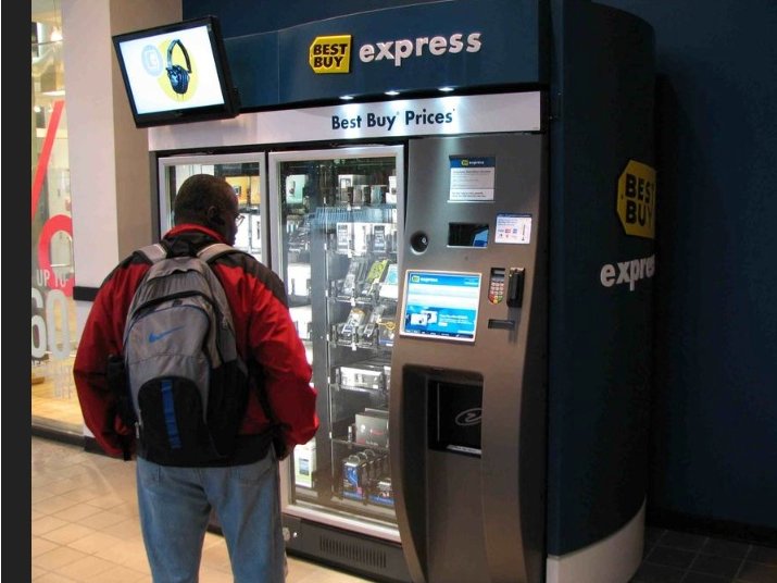Illustrative example of best buy vending machine