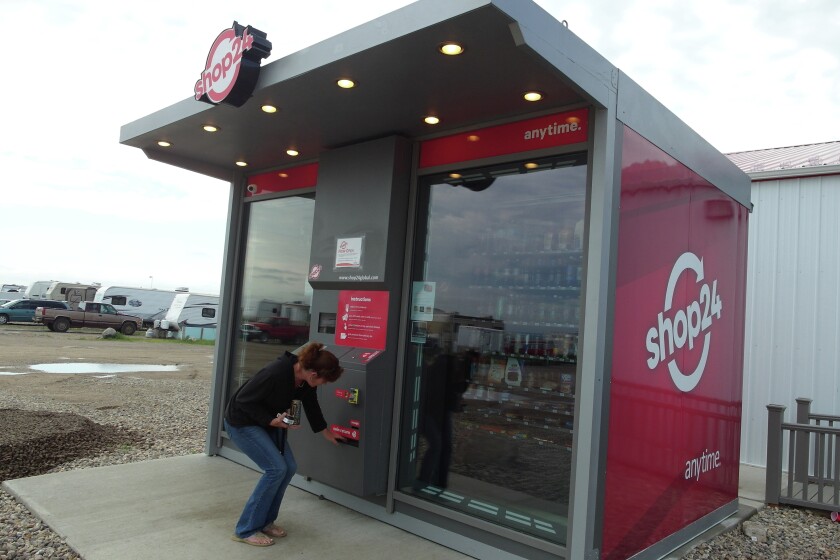 Illustrative example of big vending machine