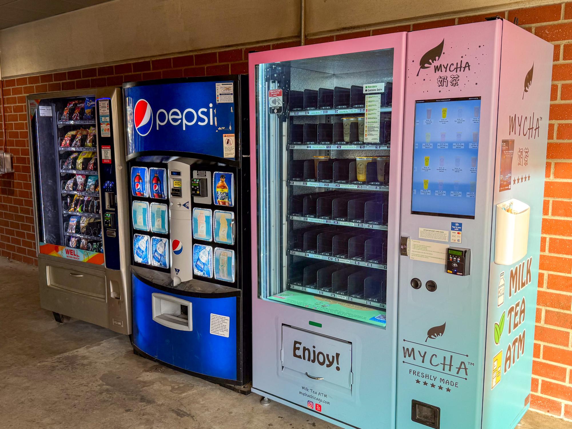 Illustrative example of boba vending machine