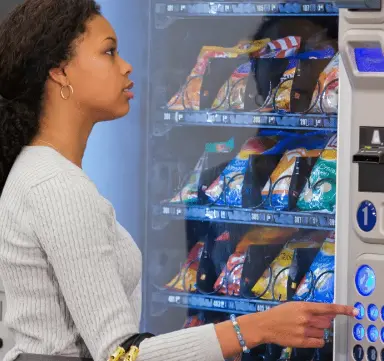 Illustrative example of boogie boom vending machine