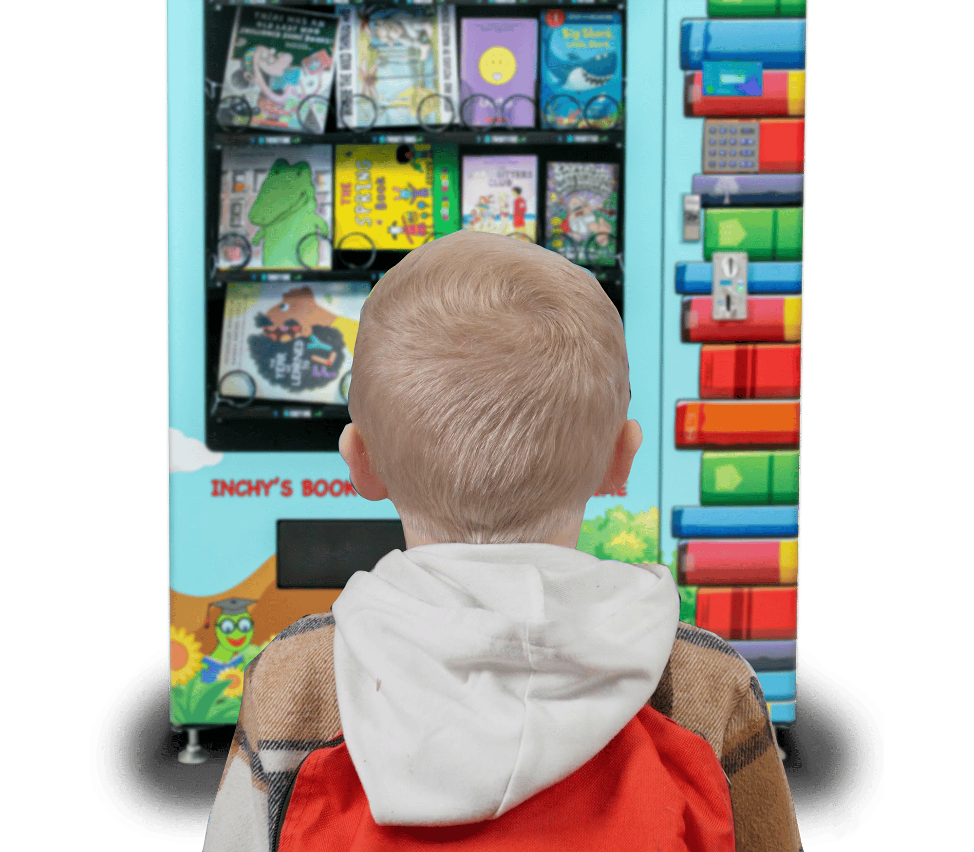 Illustrative example of book vending machine grant