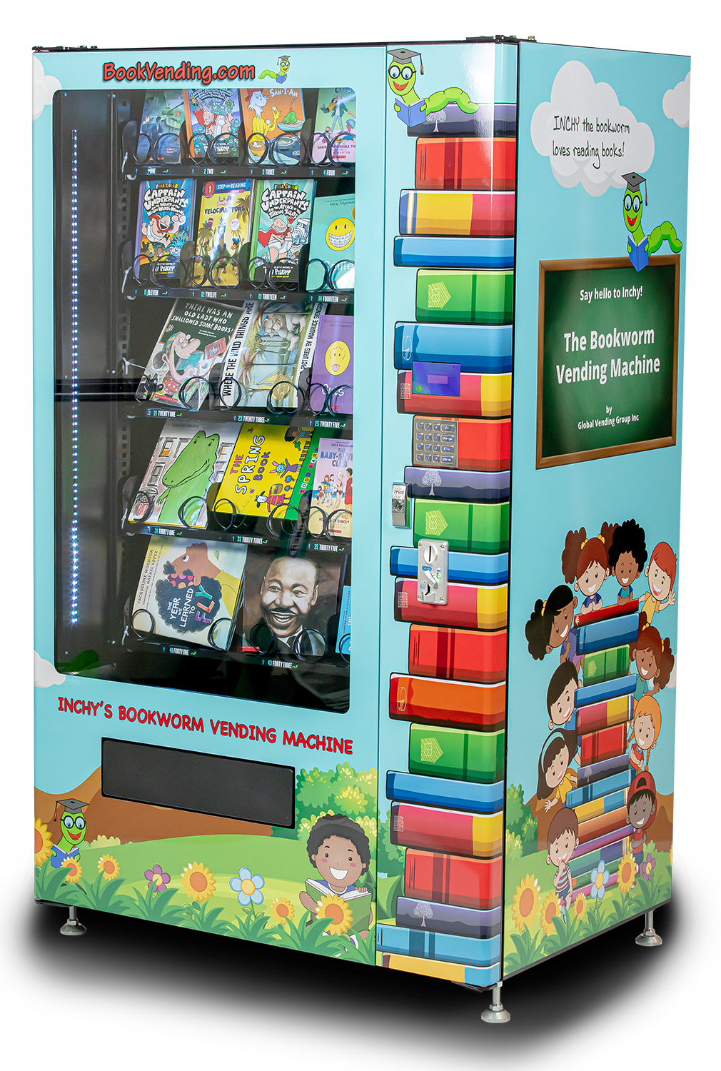 Illustrative example of book vending machine grant