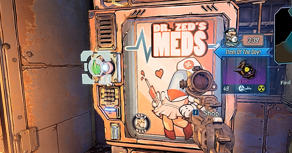 Illustrative example of borderlands 3 vending machine skin