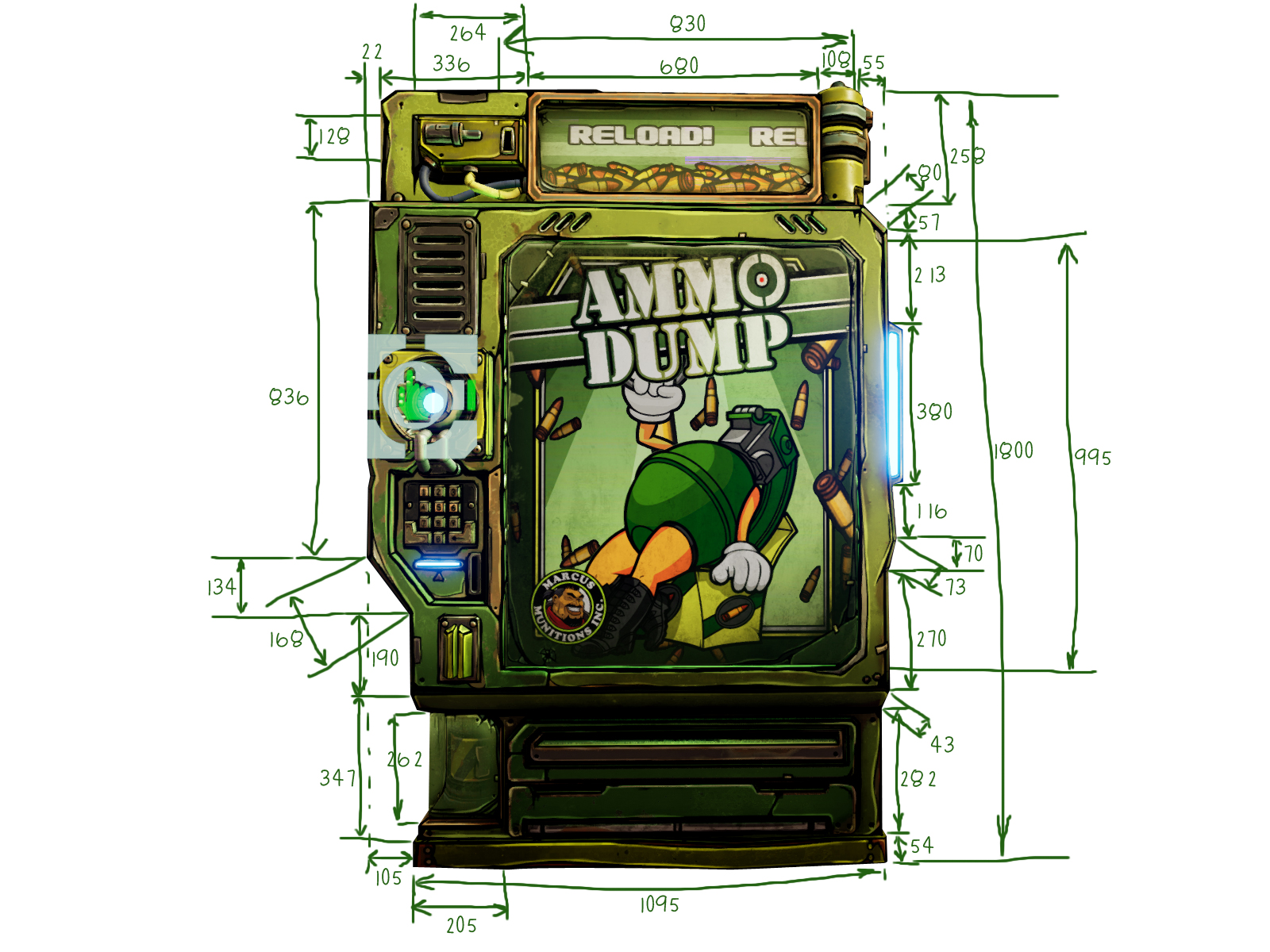 Illustrative example of borderlands 3 vending machine wallpaper