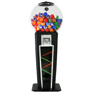 Illustrative example of bouncy ball vending machine