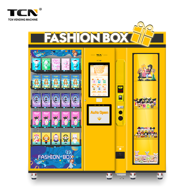 Illustrative example of box vending machine