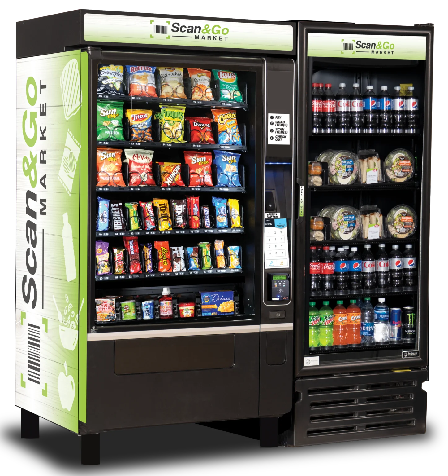 Illustrative example of brand new vending machine