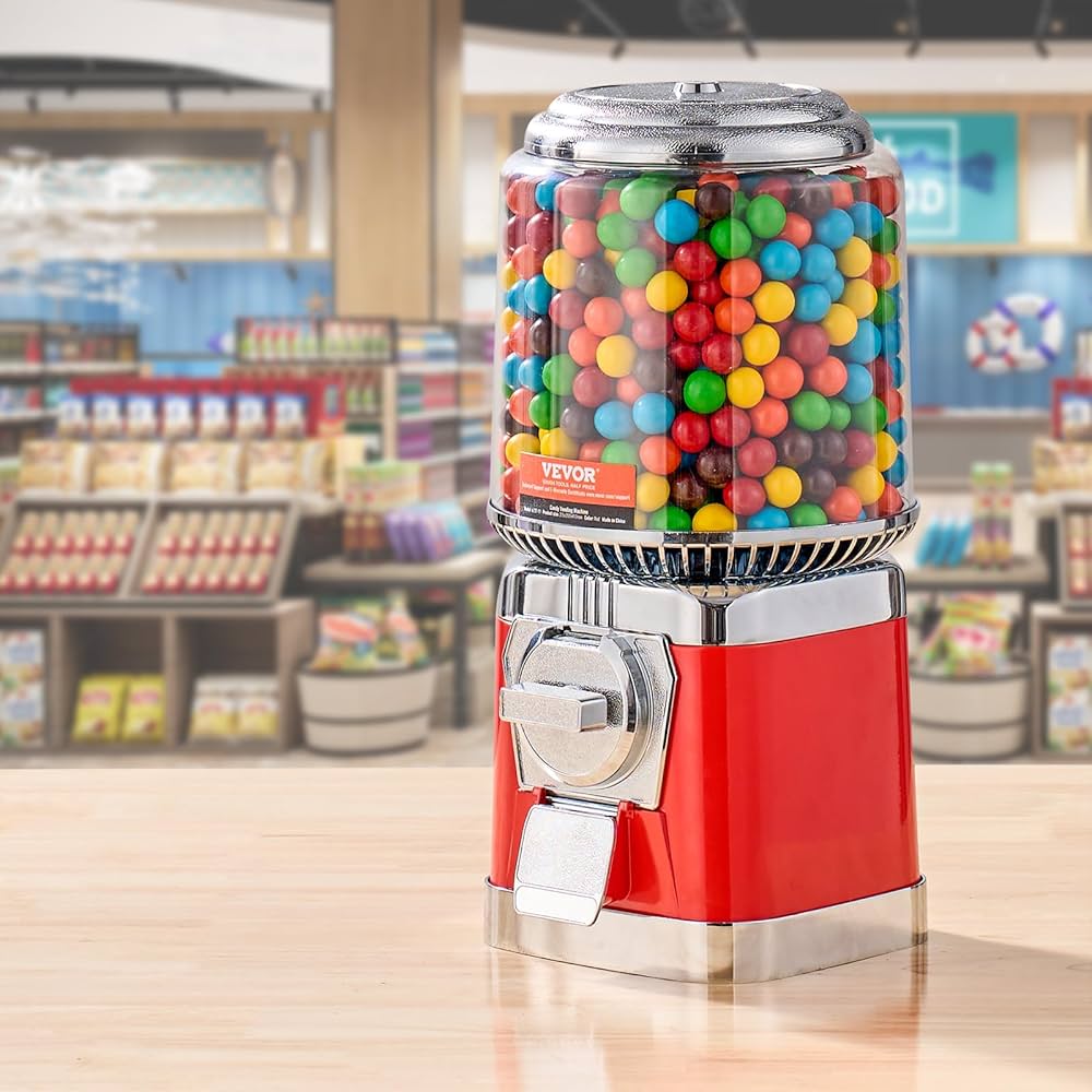 Illustrative example of bubble gum machine vending