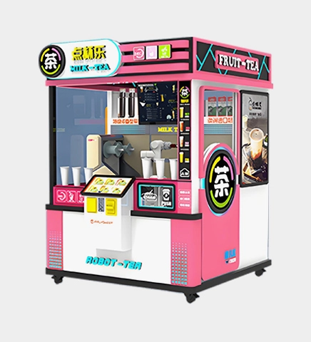 Illustrative example of bubble tea vending machine