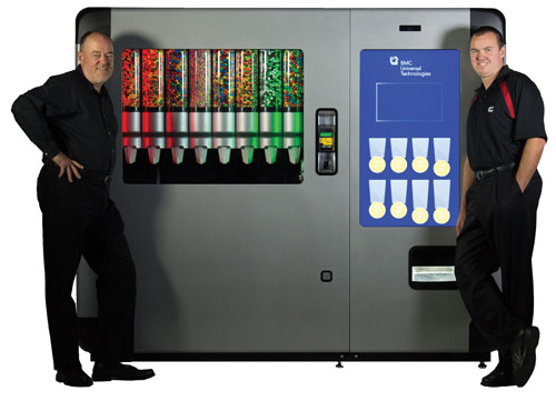 Illustrative example of bulk vending machines