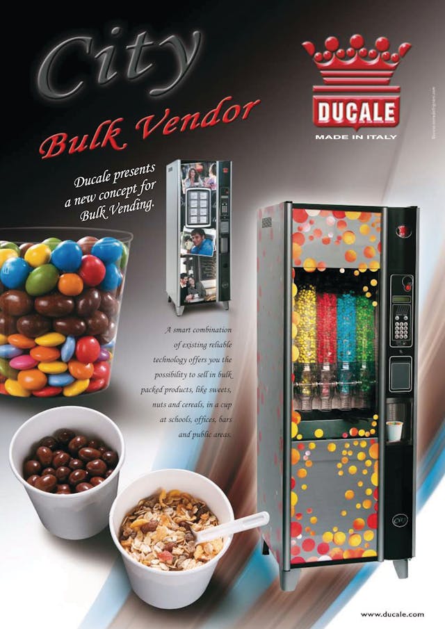 Illustrative example of bulk vending machines