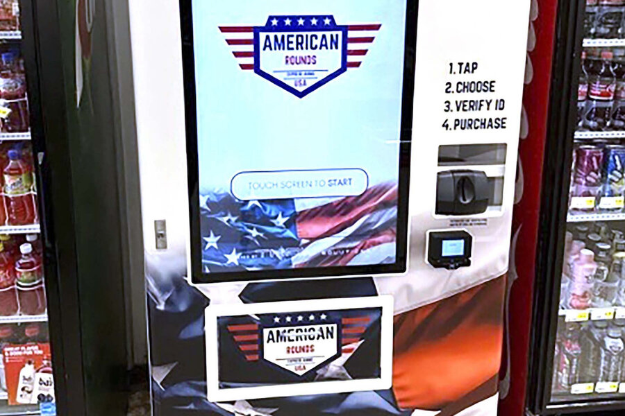 Illustrative example of bullet vending machine