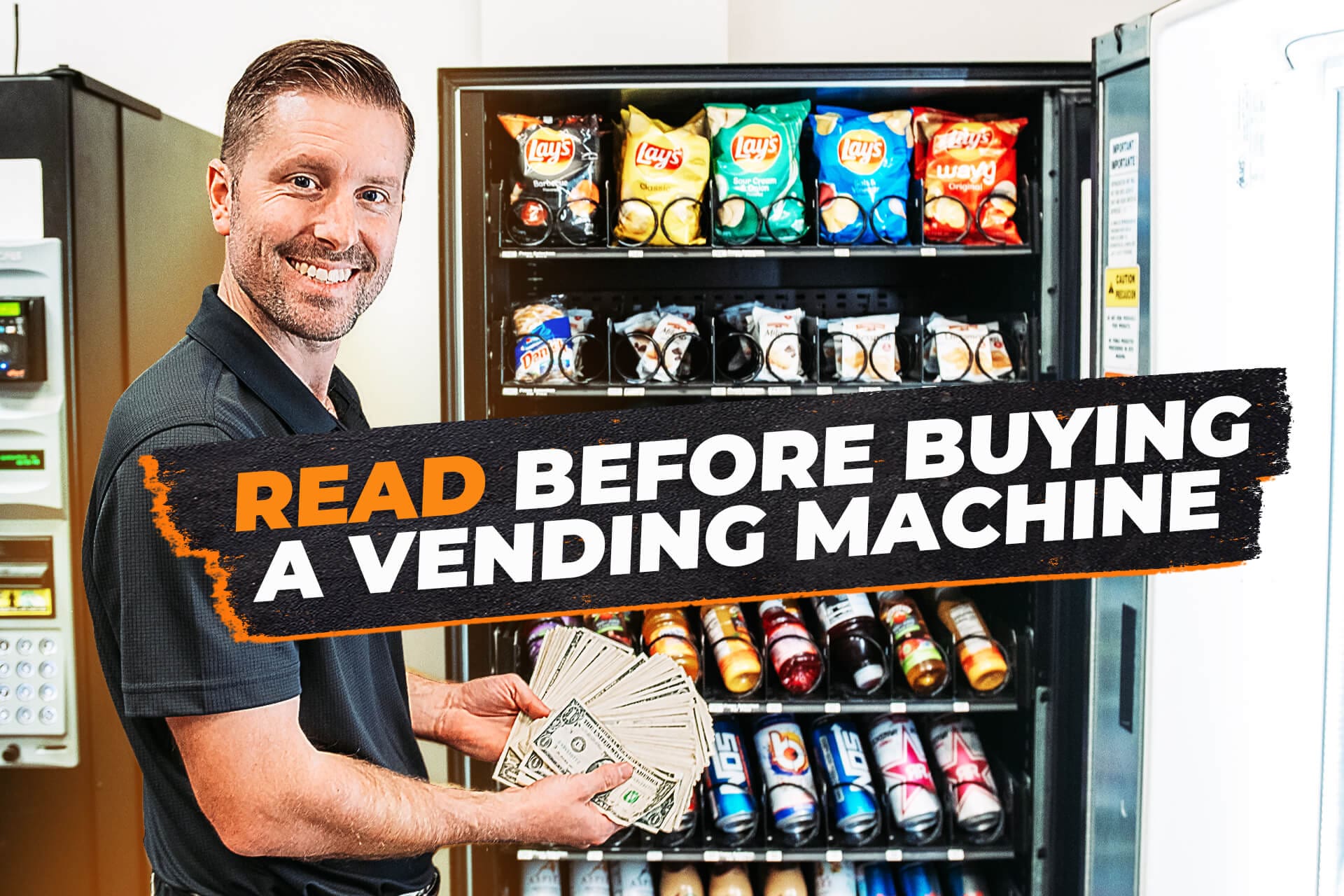 Illustrative example of buy vending machine