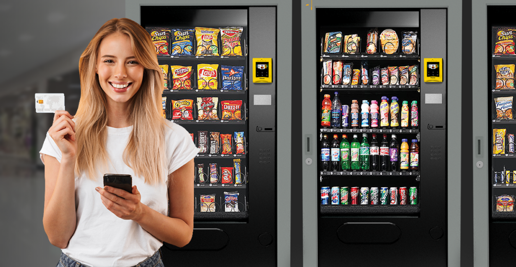Illustrative example of buy vending machine route