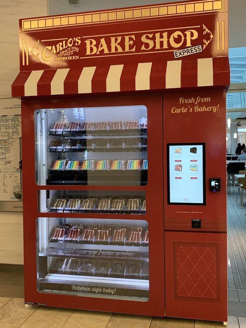 Illustrative example of cake boss vending machine