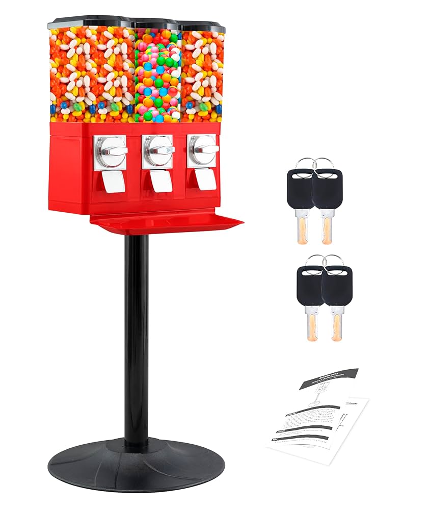 Illustrative example of candy dispenser vending machine