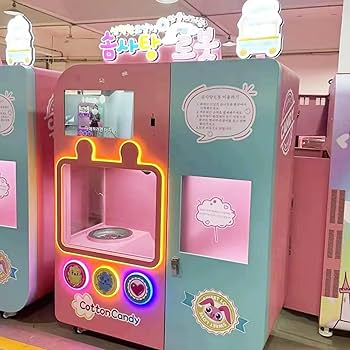 Illustrative example of candy floss vending machine for sale