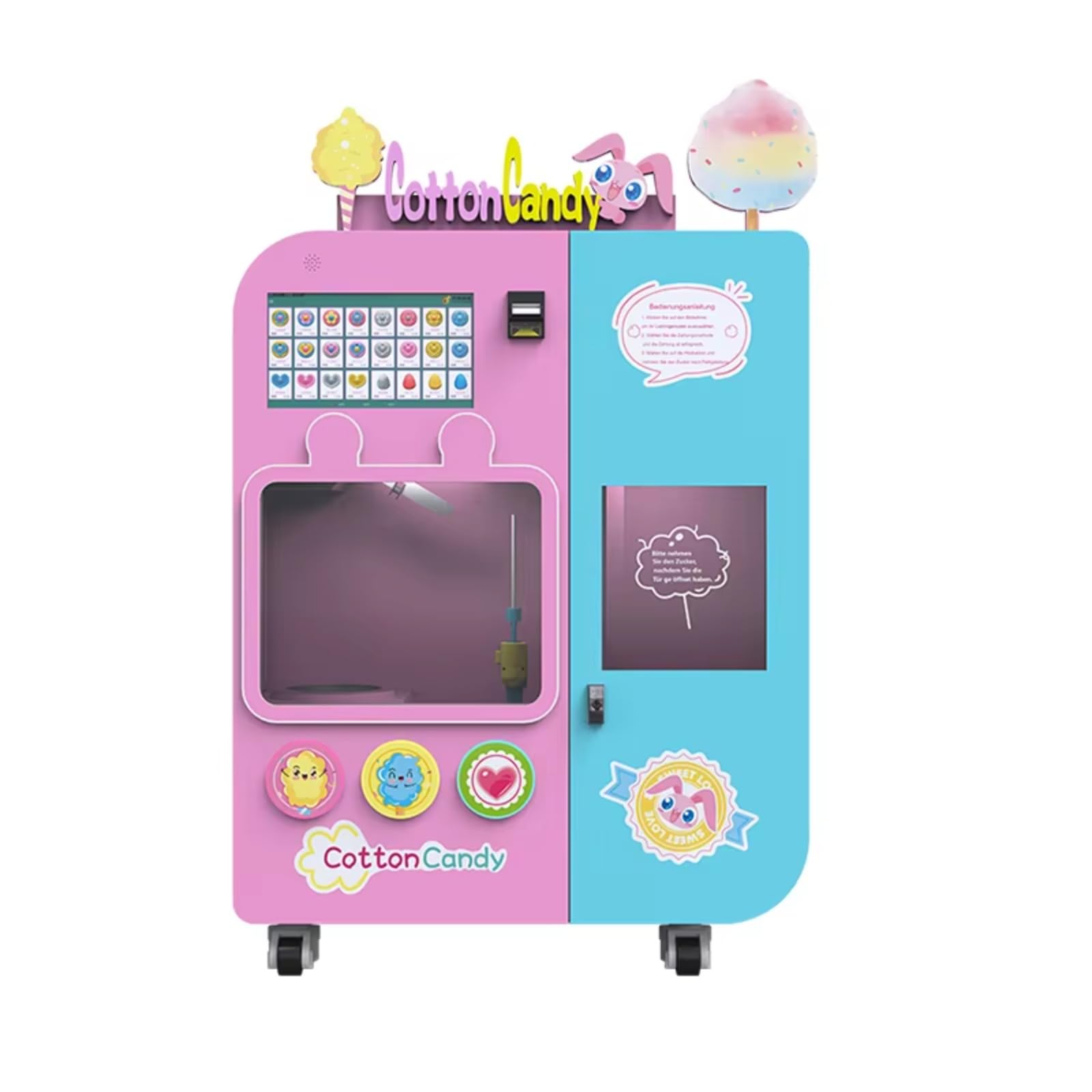 Illustrative example of candy floss vending machine for sale