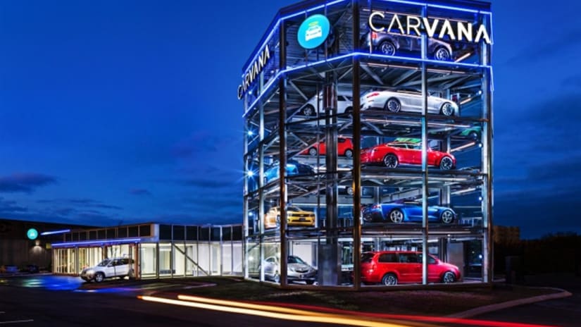 Illustrative example of car vending machine company
