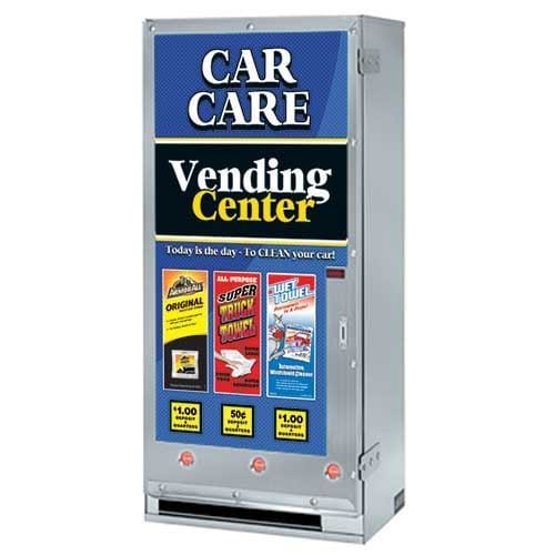 Illustrative example of car wash vending machines