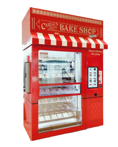 Illustrative example of carlo's bakery vending machine