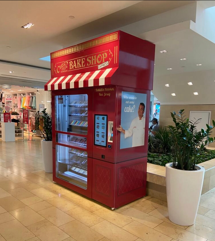 Illustrative example of carlo's bakery vending machine