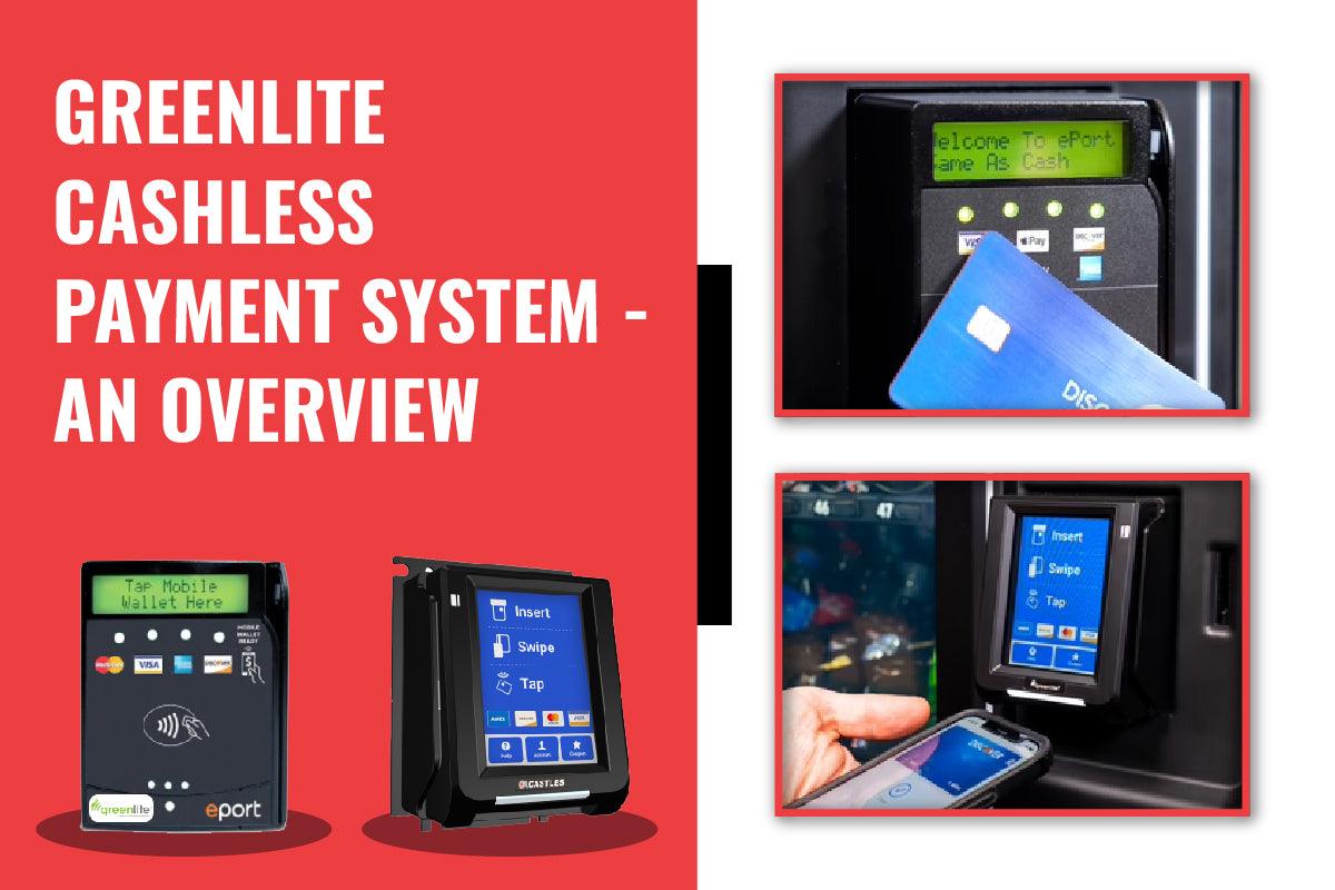 Illustrative example of cashless payment systems for vending machines