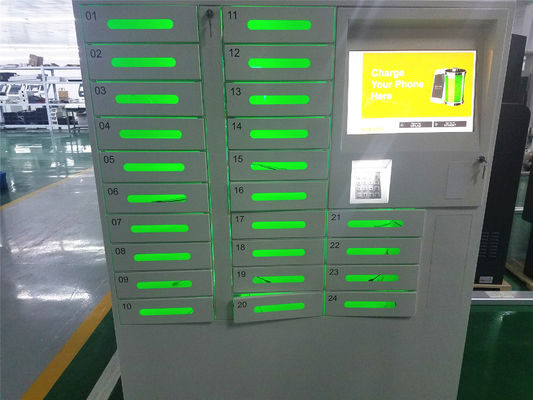 Illustrative example of cell phone charging vending machine
