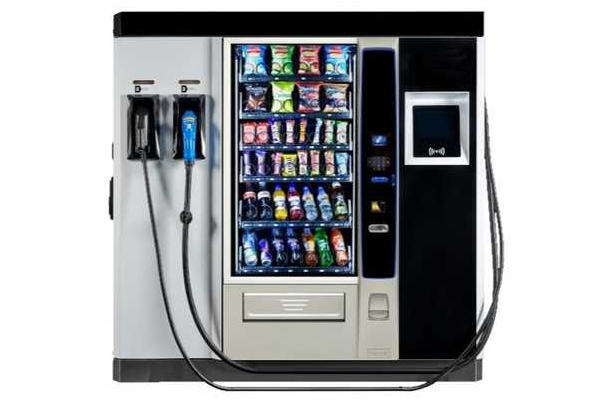 Illustrative example of charger vending machine