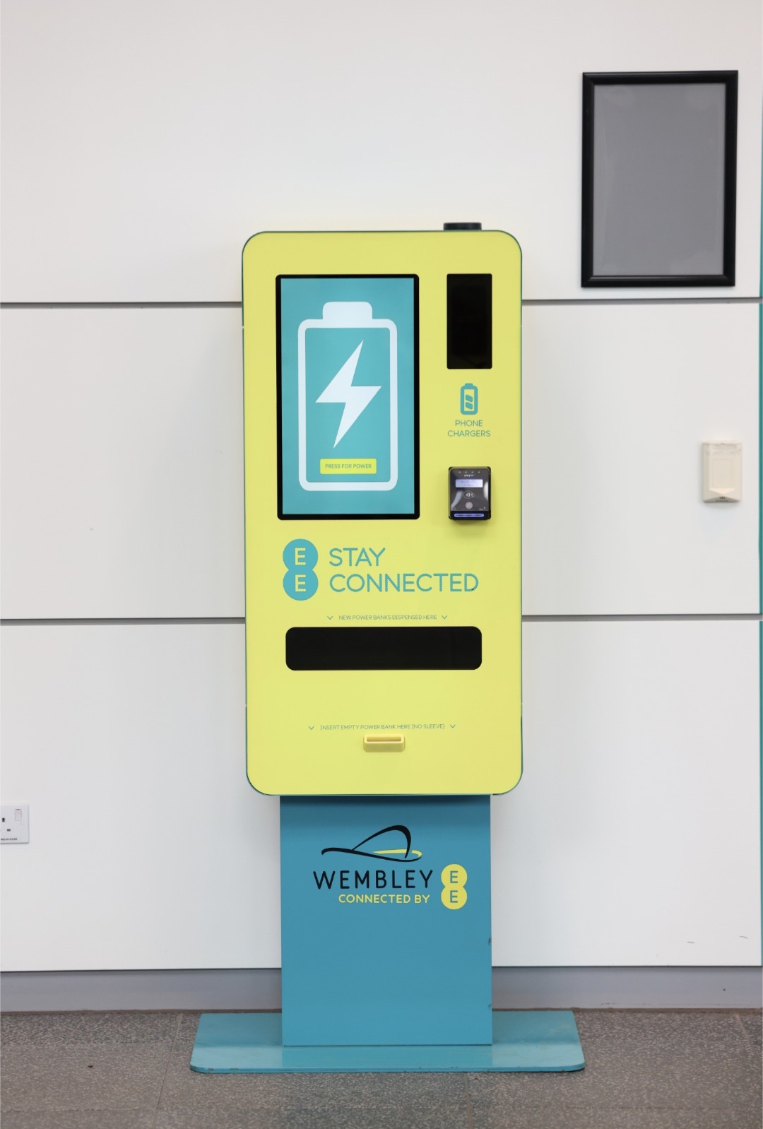 Illustrative example of charger vending machine